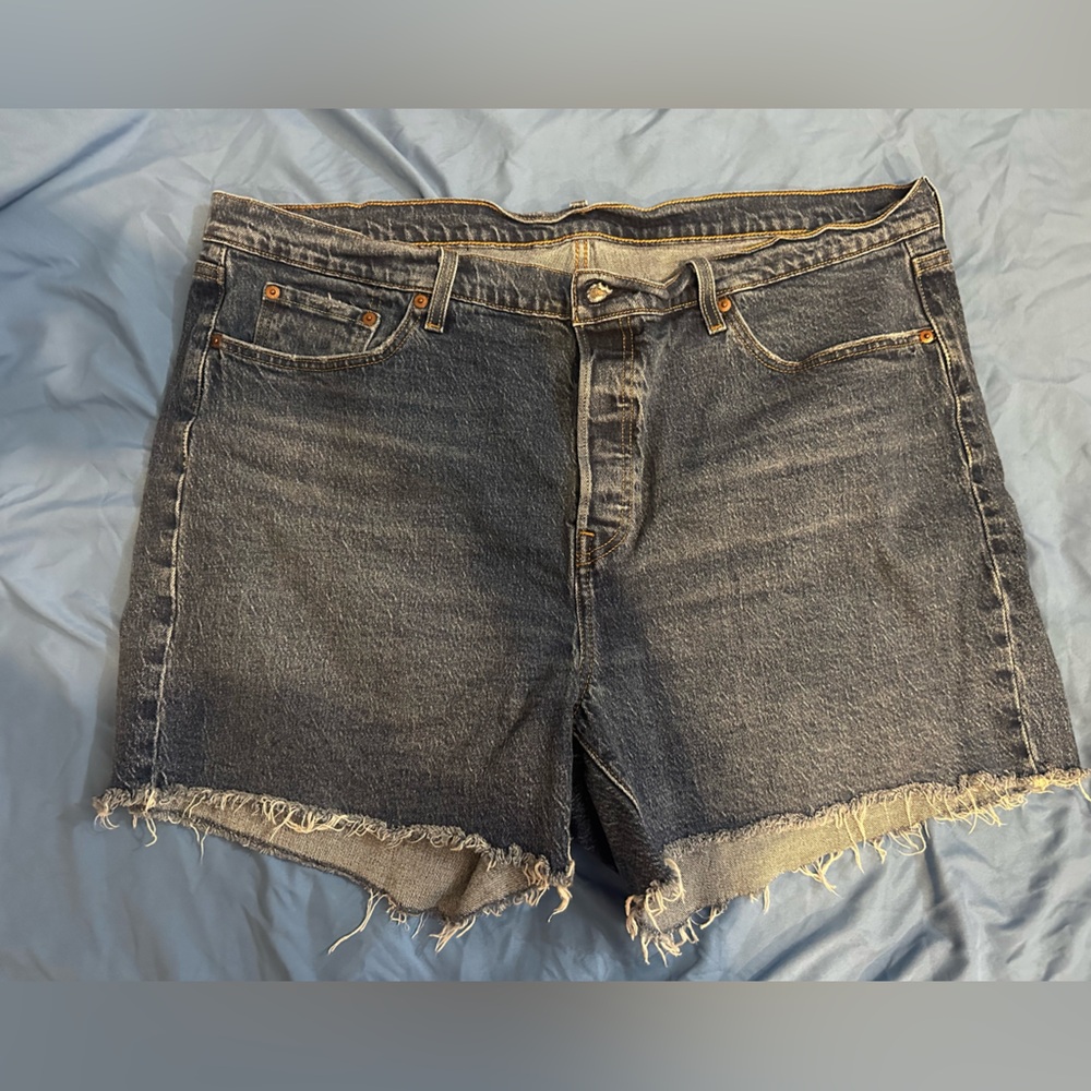 Levi's Dark Blue Jean Shorts
